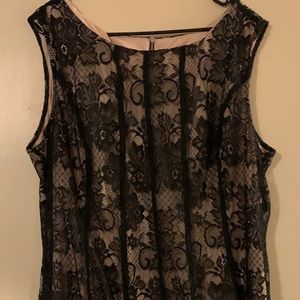 Black lace dress
